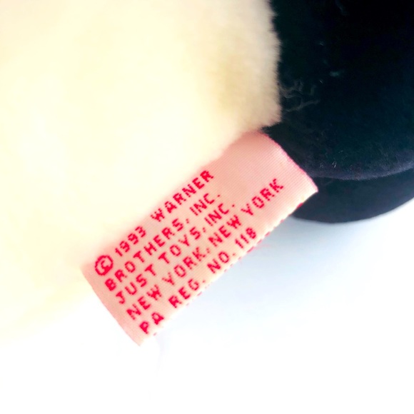 Vtg Original 1993 Free Willy Orca Killer Whale Plush Stuffed Animal 14" Movie - Picture 7 of 8